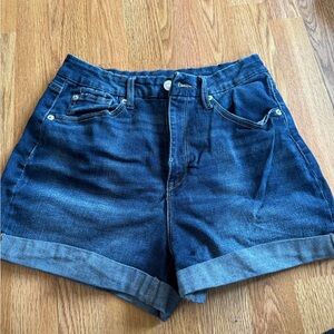 No Boundaries Dark Blue Jean Shorts